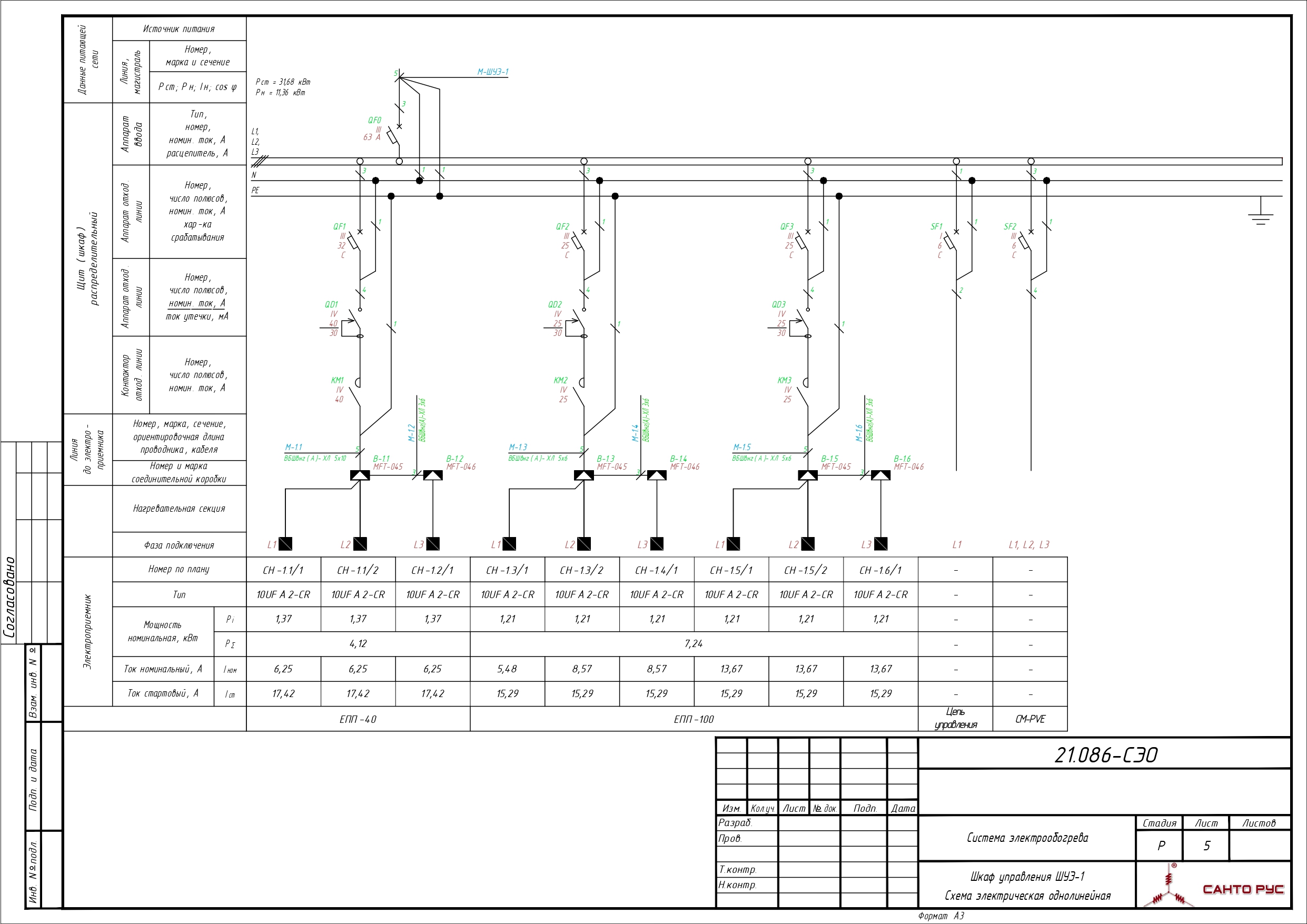 Система электрообогрева емкостей
